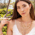alluringly stacked with her haloed cousin<br>shop the look > autumn equinox <span class='visuallyhidden'>Call or text 323-404-2959 if you need shopping assistance.</span>